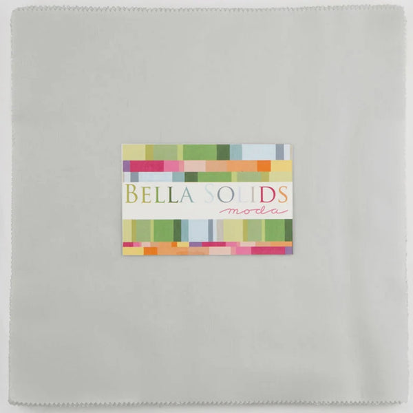 Bella Solids by Moda Fabrics - Junior Layer Cake - Zen Gray (9900JLC-185)